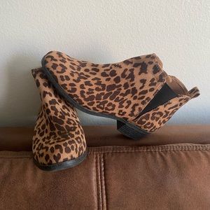 Leopard Print Ankle Boot
